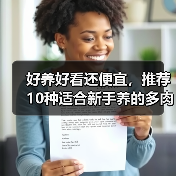 好养好看还便宜,推荐10种适合新手养的多肉,附养护方法(图1) 好养好看还便宜,推荐10种适合新手养的多肉,附养护方法(图1)