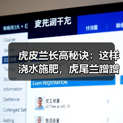 虎皮兰长高秘诀：这样浇水施肥，虎尾兰蹭蹭窜到两米高，还能年年开花特别香（图3）