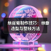 悬崖菊制作技巧:悬垂造型与整枝方法(图1) 悬崖菊制作技巧:悬垂造型与整枝方法(图1)