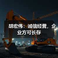胡宏伟:诚信经营,企业方可长存(图1) 胡宏伟:诚信经营,企业方可长存(图1)