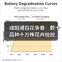 咸阳湖百花争春：数十品种十万株花卉绽放，错过等一年（图3）