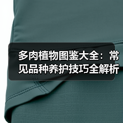 多肉植物图鉴大全：常见品种养护技巧全解析