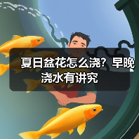 夏日盆花怎么浇？早晚浇水有讲究（图3）