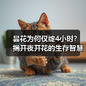 昙花为何仅绽4小时?揭开夜开花的生存智慧(图3) 昙花为何仅绽4小时?揭开夜开花的生存智慧(图3)
