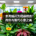 冬月插花为何最相宜?传统与现代心象之美(图1) 冬月插花为何最相宜?传统与现代心象之美(图1)
