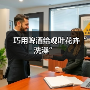巧用啤酒给观叶花卉“洗澡”(图3) 巧用啤酒给观叶花卉“洗澡”(图3)