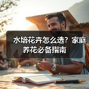 水培花卉怎么选?家庭养花必备指南(图2) 水培花卉怎么选?家庭养花必备指南(图2)