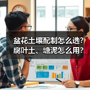 盆花土壤配制怎么选?腐叶土、塘泥怎么用?(图1) 盆花土壤配制怎么选?腐叶土、塘泥怎么用?(图1)