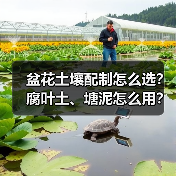 盆花土壤配制怎么选?腐叶土、塘泥怎么用?(图3) 盆花土壤配制怎么选?腐叶土、塘泥怎么用?(图3)