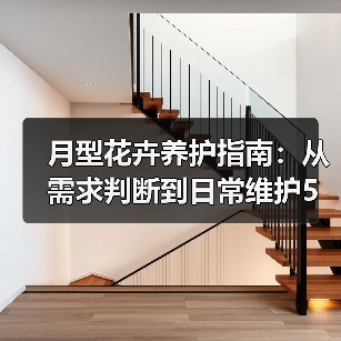 月型花卉养护指南:从需求判断到日常维护5大方法(图2) 月型花卉养护指南:从需求判断到日常维护5大方法(图2)