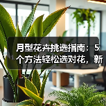 月型花卉挑选指南:5个方法轻松选对花,新手必看(图1) 月型花卉挑选指南:5个方法轻松选对花,新手必看(图1)